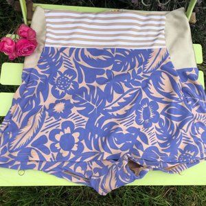 Seea Leucadia High-waisted Skirted Bikini Bottom in Dawn size L